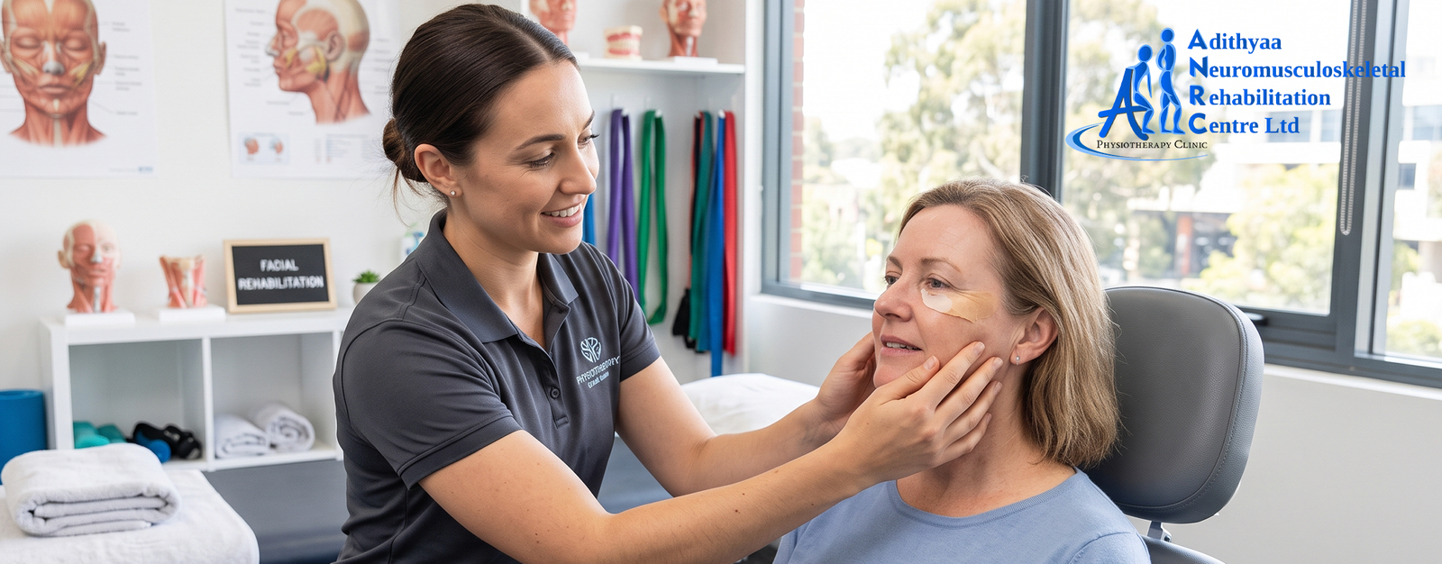 Facial muscle therapy and neuromuscular re-education for Bell's Palsy