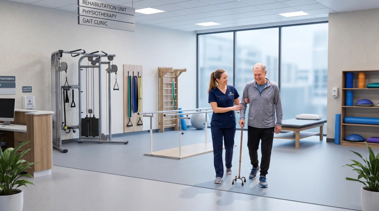 Specialist neurorehabilitation session at ANRC Physiotherapy Clinic