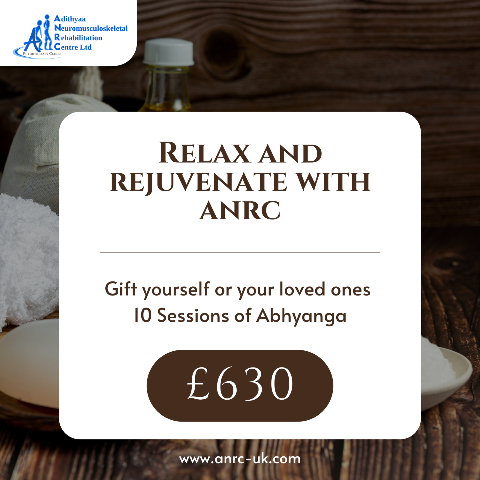 Family and Friends Abhyanga Session (10 Sessions)